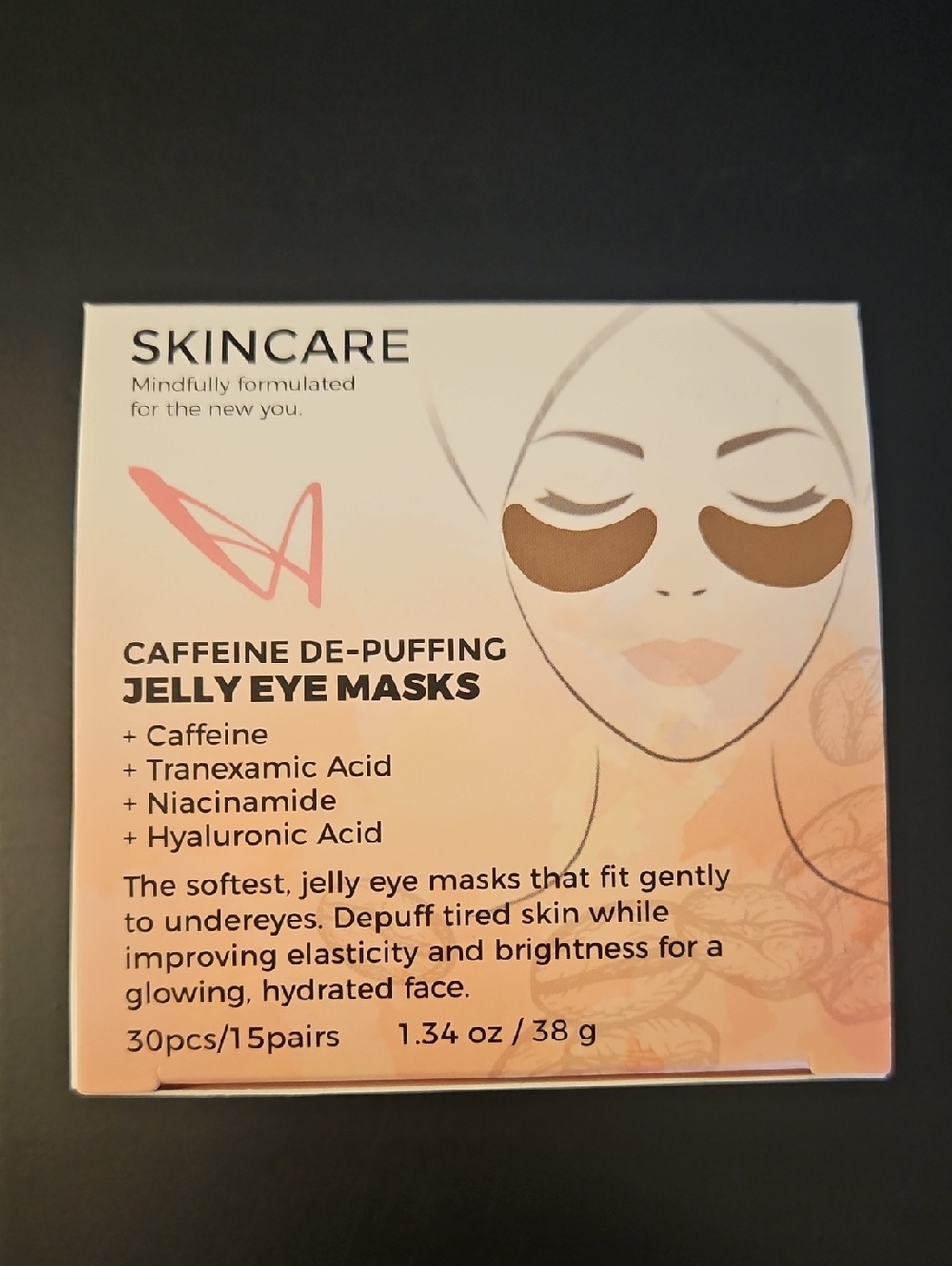 New Caffeine De-puffing Jelly Eye Masks